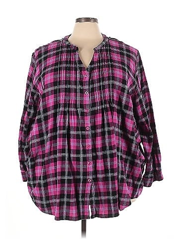 Woman Within 3/4 Sleeve Blouse (view 1)