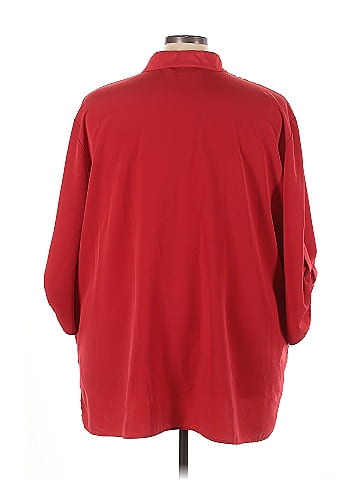 A Personal Touch 3/4 Sleeve Button-Down Shirt (view 2)