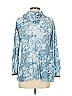 LOGO by Lori Goldstein 100% Cotton Blue Pullover Hoodie Size S - photo 2