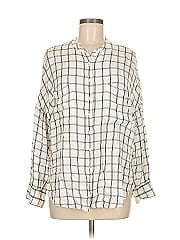 Lou & Grey For Loft Long Sleeve Button Down Shirt