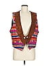 Chico's Design 100% Cotton Brown Vest Size Med - Lg - photo 1