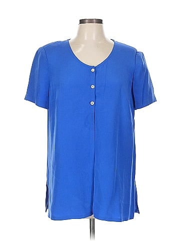 Cynthia Howie Short Sleeve Silk Top (view 1)