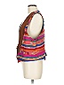 Chico's Design 100% Cotton Brown Vest Size Med - Lg - photo 4