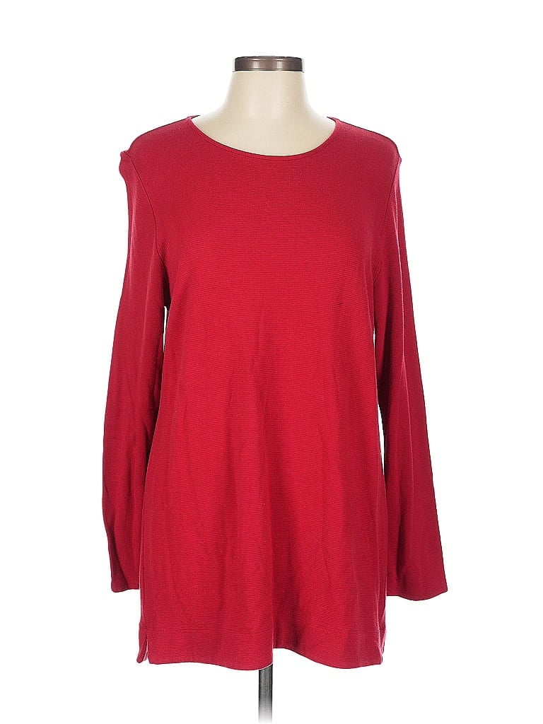 Pre-owned Jjill Casual Dress In Red