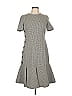 Akris Punto Houndstooth Gray Casual Dress Size 10 - photo 1