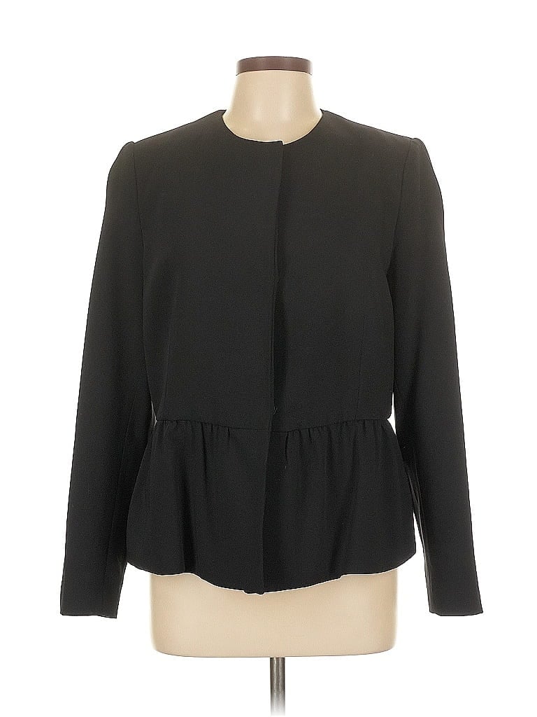 Mango 100% Polyester Black Blazer Size L - photo 1