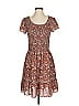 Max Studio 100% Polyester Paisley Brown Casual Dress Size S - photo 1