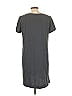 Lou & Grey for LOFT 100% Cotton Gray Casual Dress Size L - photo 2