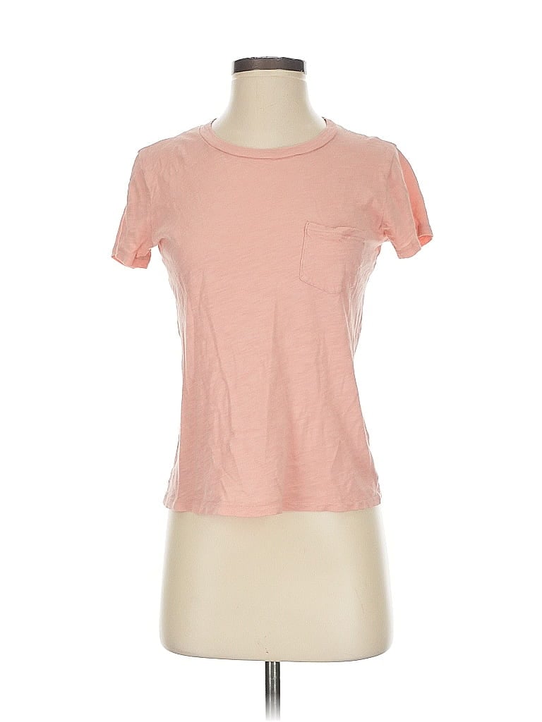 Pre-owned Madewell Short Sleeve T-shirt In Pink