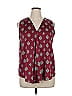 Ann Taylor Factory Burgundy Sleeveless Blouse Size XL - photo 1