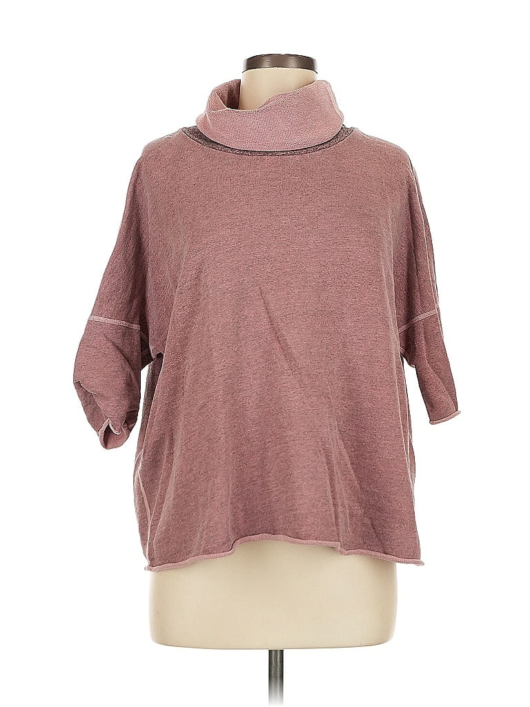 James Perse Burgundy Turtleneck Sweater Size M - photo 1