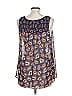 Mystree Blue Sleeveless Blouse Size L - photo 2