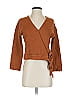 TeXTURE & THREAD Madewell 100% Cotton Brown Cardigan Size XS - photo 1