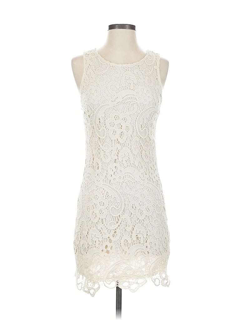 Pre-owned Forever 21 Cocktail Dress In White