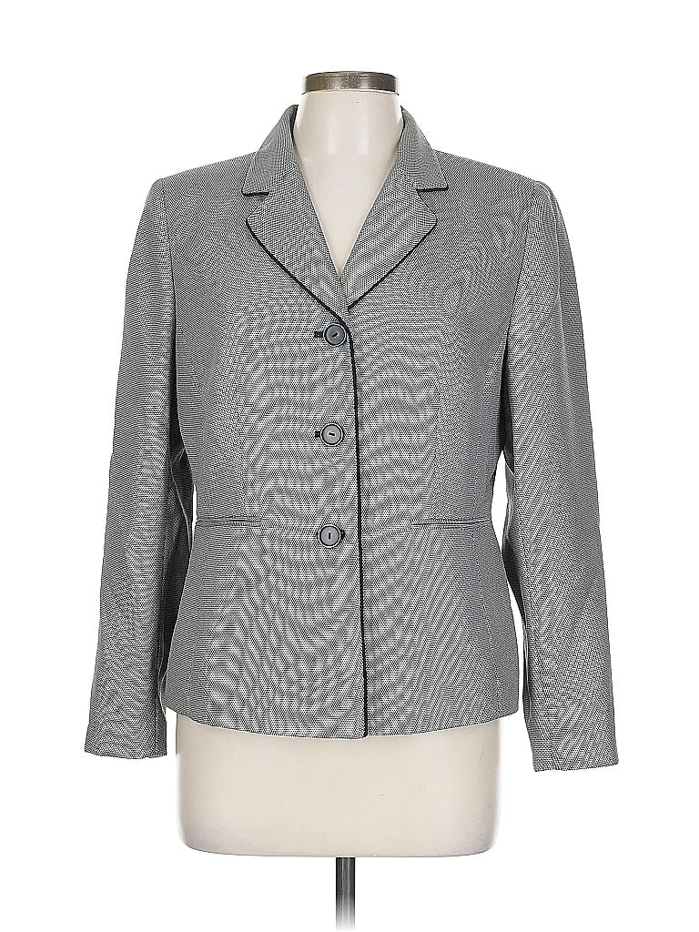 Pre-owned Le Suit Blazer Jacket In Gray