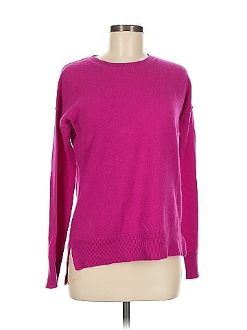Aqua Cashmere Pullover Sweater (view 1)