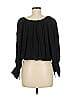 J.Crew Collection 100% Viscose Black Long Sleeve Blouse Size M - photo 2