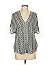 Vince. Gray Blue Short Sleeve Blouse Size XS - photo 1