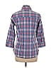 Carhartt Plaid Blue 3/4 Sleeve Button-Down Shirt Size L - photo 2