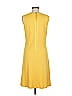 St. John Solid Yellow Casual Dress Size 8 - photo 2