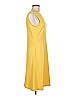 St. John Solid Yellow Casual Dress Size 8 - photo 4