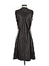Worth 100% Leather Black Cocktail Dress Size 4 - photo 2