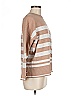 Elie Tahari Stripes Tan Pullover Sweater Size M - photo 4