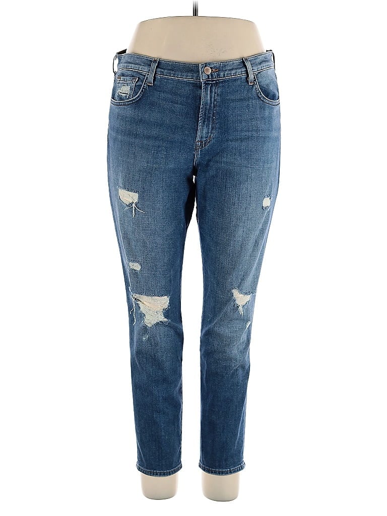 J Brand Hearts Blue Jeans Size 32 waist - photo 1