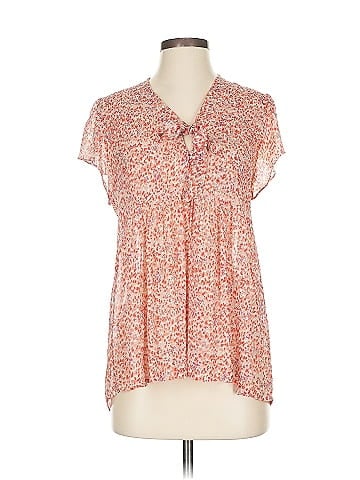 Joie Short Sleeve Silk Top (view 1)