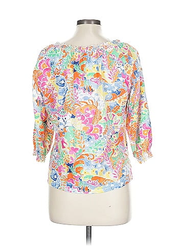 Lauren by Ralph Lauren 3/4 Sleeve T-Shirt (view 2)