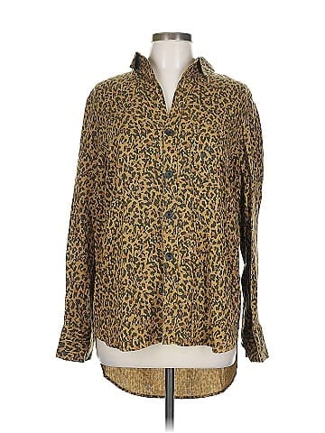 Zara Long Sleeve Button-Down Shirt (view 1)