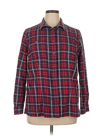 Duluth Trading Co. Long Sleeve Button-Down Shirt (view 1)