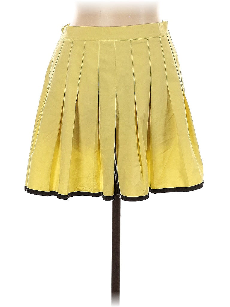 Tail Solid Yellow Casual Skirt Size 12 - photo 1