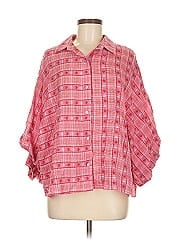 Entro 3/4 Sleeve Button Down Shirt