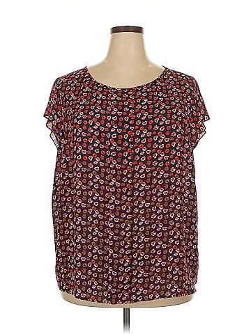 Tahari by ASL Short Sleeve Blouse (view 1)