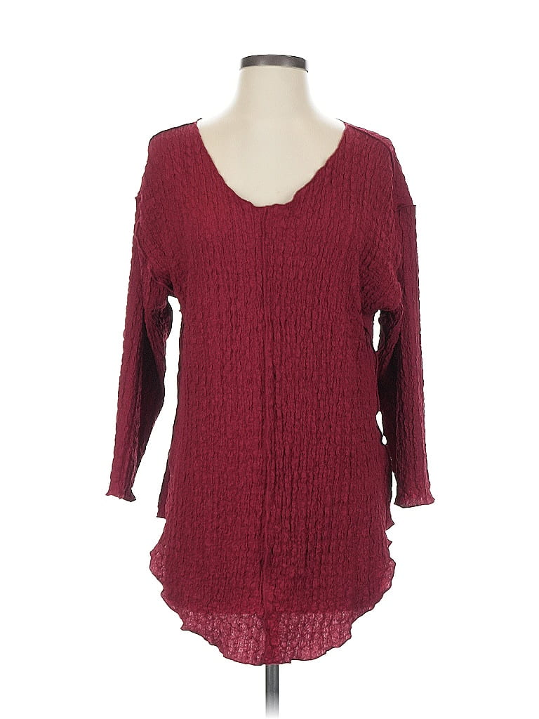 Lularoe Long Sleeve Blouse In Burgundy