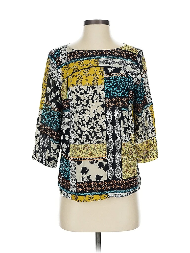 Click to view more detailed imagery on our partner's website Pre-owned Jjill 3/4 Sleeve T-shirt In Yellow