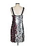 Tanya Taylor 100% Polyester Graphic Silver Cocktail Dress Size 2 - photo 2