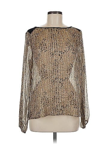 Ella Moss Long Sleeve Silk Top (view 1)