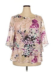 Alex Evenings 3/4 Sleeve Blouse