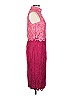 ML Monique Lhuillier 100% Polyester Pink Cocktail Dress Size 10 - photo 3