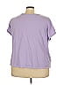 Woman Within 100% Cotton Purple Short Sleeve T-Shirt Size 26 (petite) - photo 2