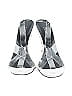 Barneys New York 100% Leather Silver White Heels Size EU 40 1/2 - photo 2