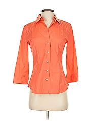Express Design Studio 3/4 Sleeve Button Down Shirt