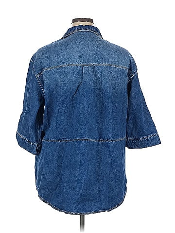 H&M 3/4 Sleeve Button-Down Shirt (view 2)