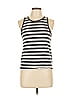Zara W&B Collection 100% Cotton Ivory Sleeveless Top Size L - photo 1