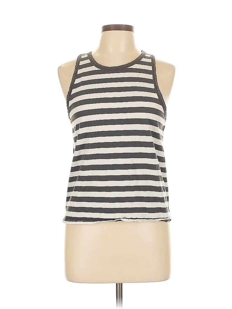 Zara W&B Collection 100% Cotton Ivory Sleeveless Top Size L - photo 1