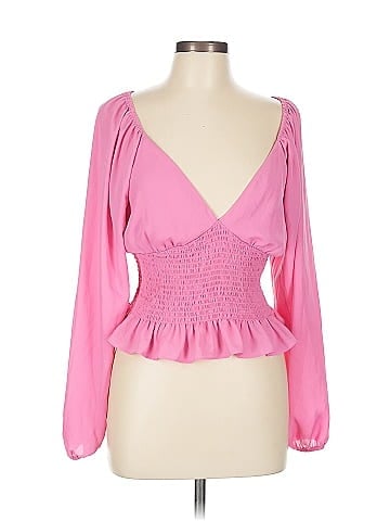 WAYF Long Sleeve Blouse (view 1)