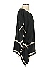 August Silk Stripes Black Poncho Size S - photo 4