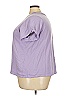 Woman Within 100% Cotton Purple Short Sleeve T-Shirt Size 26 (petite) - photo 5
